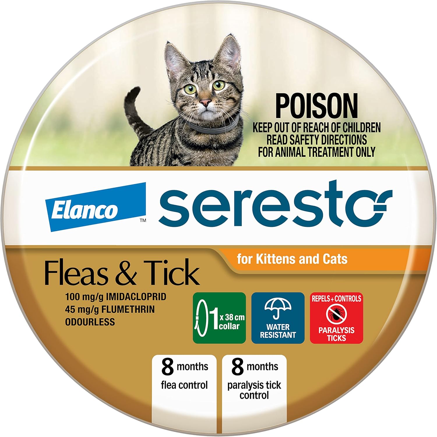 Seresto Flea and Tick Collar for Cats